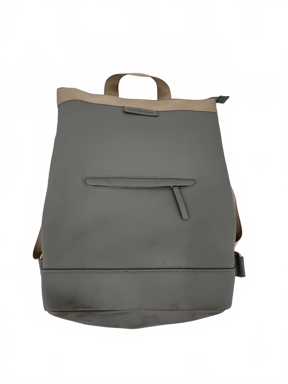 Kapten & Son Gray Beige Backpack Adjustable Straps
